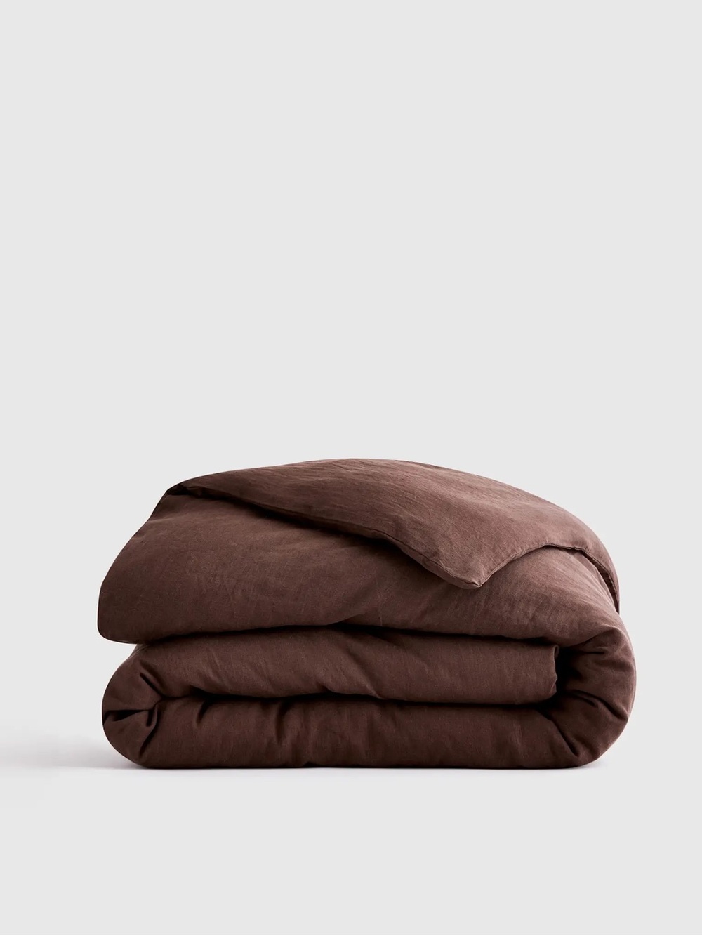 NWOT QUINCE European Linen Duvet Cover Full/Queen Espresso 7951